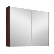 Dustin 900mm Fluted Mirrored Shaving Cabinet with Glass Shelves