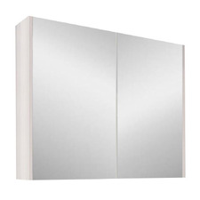 Dustin 900mm Fluted Mirrored Shaving Cabinet with Glass Shelves