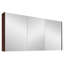 Dustin 1500mm Fluted Mirrored Shaving Cabinet with Glass Shelves
