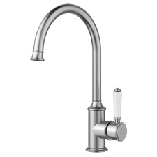 Prime Gooseneck Ceramic Handle Kitchen Sink Mixer