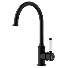 Prime Gooseneck Ceramic Handle Kitchen Sink Mixer