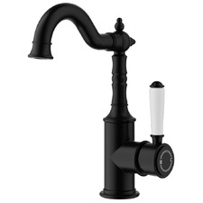 Prime Shepherds Crook Ceramic Handle Basin Mixer