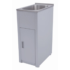 Caius 390mm Topmount Stainless Steel Laundry Tub