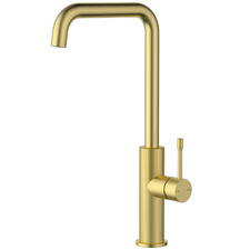 Courtney Square Gooseneck Kitchen Sink Mixer