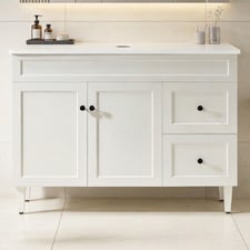Seraphina 1200mm Freestanding Single Vanity with Quartz Countertop