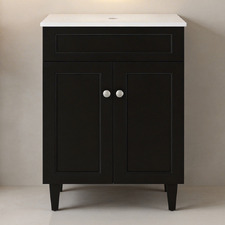 Seraphina 600mm Freestanding Single Vanity with Quartz Countertop