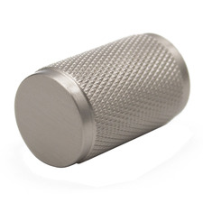 Charmian Brushed Nickel Knurled Cabinet Knob