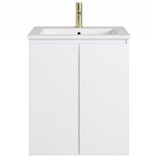 Jane Express 600mm Polar White Single Vanity with Basin