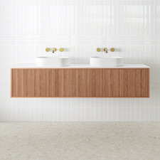 Clifton Ensuite 1800mm Wall Hung Double Vanity