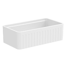 Vaucluse 838mm Single Ceramic Farmhouse Sink & Accessory Package