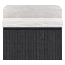 Harper 835mm Wall Hung Single Vanity with Solid Surface Countertop