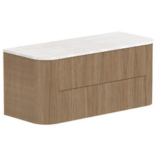 Thirroul 1200mm Wall Hung Single Vanity with Solid Surface Countertop