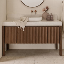 Harper 1500mm Freestanding Double Vanity with Solid Surface Countertop