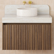 Harper 835mm Wall Hung Single Vanity with Solid Surface Countertop