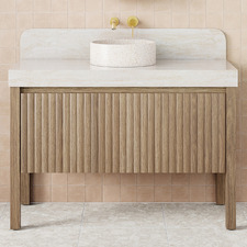 Harper 1200mm Freestanding Single Vanity with Solid Surface Countertop