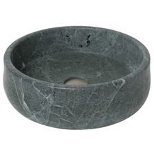 Arlo 400mm Cape Verde Round Marble Above Counter Basin