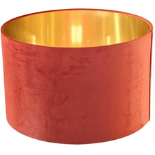 Kenley Fire Opal Velvet Lamp Shade