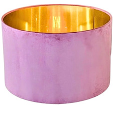 Rose Quartz Velvet Lamp Shade