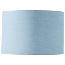 Liberty Light Blue Linen Lamp Shade