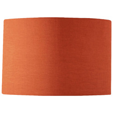 Liberty Orange Linen Lamp Shade