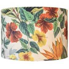 Oasis Hybiscus Velvet Lamp Shade