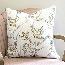Pierre Golden Wattle Cotton & Linen Cushion