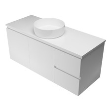 Nevada 120cm Wall Hung Vanity with Round Basin