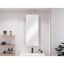 Jazz 400mm Mirrored Shaving Cabinet with Melamine Shelves