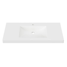Grand Countertop with Single Integrated Basin