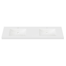 Grand Countertop with Double Integrated Basin