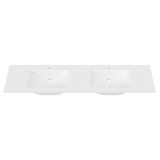 Regal Countertop with Double Integrated Basin
