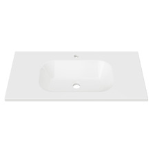 Stadium Slim Countertop with Single Integrated Basin
