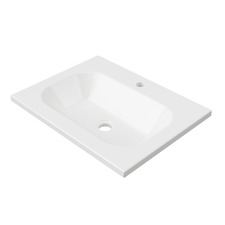 Stadium Slim Countertop with Single Integrated Basin