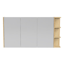 New York 1350mm Rectangle Mirrored Shaving Cabinet