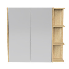 New York 750mm Rectangle Mirrored Shaving Cabinet