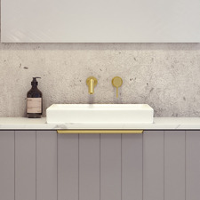 Arcade 400mm Square Ceramic Semi-Inset Basin