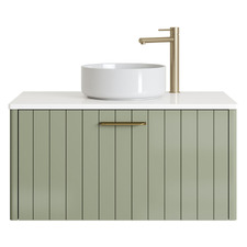 Saba 900mm Wall Hung Single Vanity Unit