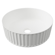 Allure Flute 360mm Ceramic Above Counter Basin