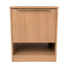 Somnus 2 Drawers Bedside Table with Brushed Gold Handle