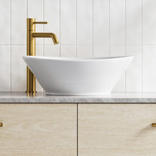 Elite 415mm Oval Ceramic Above Counter Basin