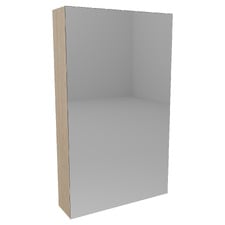 Jazz 600mm Mirrored Shaving Cabinet with Melamine Shelves