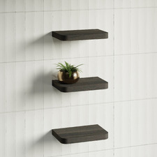 Splice Curved Bathroom Shelf