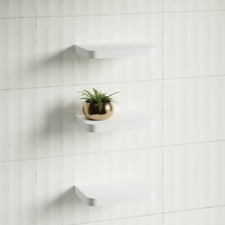 Splice Curved Bathroom Shelf