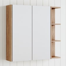 New York 750mm Rectangular Mirrored Shaving Cabinet