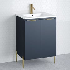 Nevada 600mm Freestanding Vanity with Ceramic Countertop