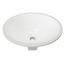420mm White Oval Ceramic Undermount Basin