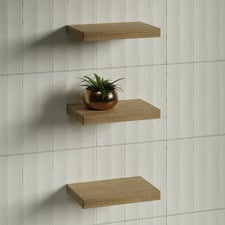 Splice Curved Bathroom Shelf