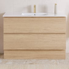 Elemental Plus 1200mm Freestanding Single Vanity with Removable Kickboard