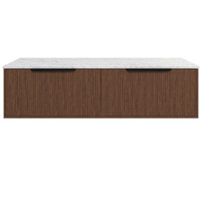 Elwood Dockland 1500mm Carrara Wall Hung Double Vanity Unit