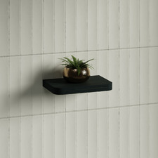 Splice Curved Bathroom Shelf